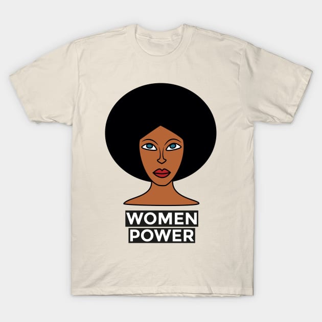 Women Power, Black power T-Shirt by sarha